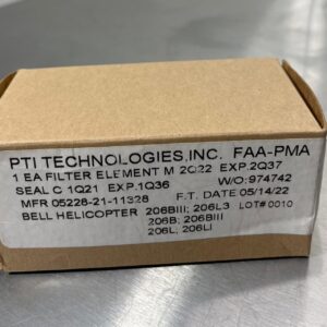 Filtro Aeronáutico PN 21-11328 FAA-PMA Bell 206